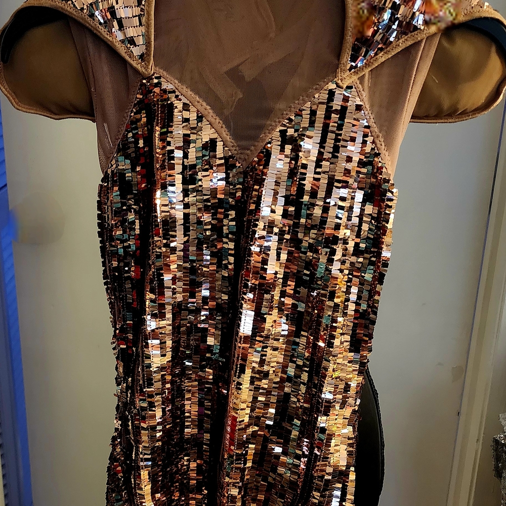 Sequin Sleeveless Bodysuit